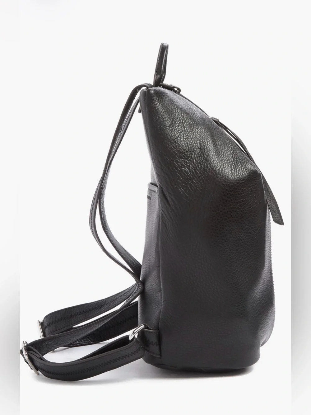 Aimee Kestenberg Tamitha Black Pebbled Leather Backpack
